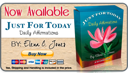 Just For Today Affirmation Cards